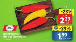 Lidl Spitzpaprika Mix aus Österreich Angebot