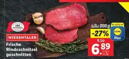 Lidl WIESENTALER Frische Rindsschnitzel geschnitten Angebot