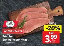 Lidl Wiesentaler Frische Schweinsschnitzel Angebot