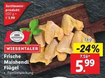 Lidl WIESENTALER Frische Maishendl Flügel Angebot