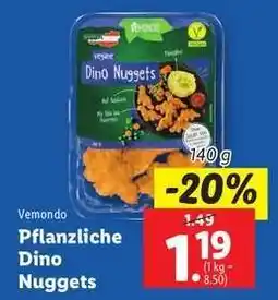 Lidl Vemondo Pflanzliche Dino Nuggets Angebot