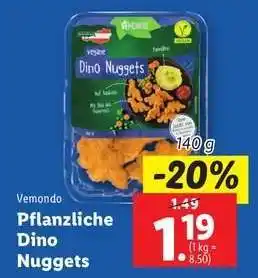 Lidl Vemondo Pflanzliche Dino Nuggets Angebot