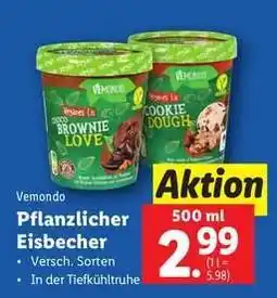 Lidl Vemondo Pflanzlicher Eisbecher Angebot