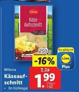 Lidl Milbona Käseaufschnitt Angebot