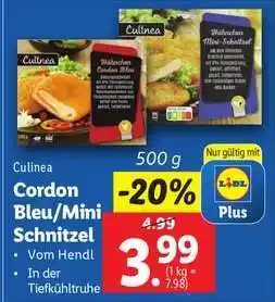 Lidl Culinea Cordon Bleu, Mini Schnitzel Angebot