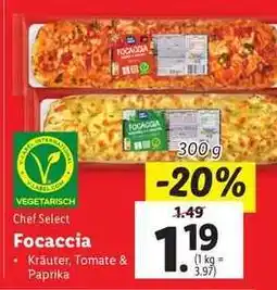 Lidl Focaccia Angebot