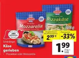 Lidl Schärdinger Käse gerieben Angebot
