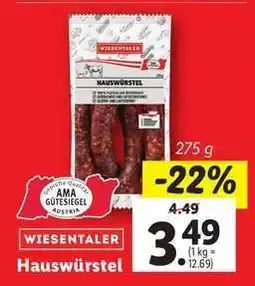 Lidl WIESENTALER Hauswürstel Angebot