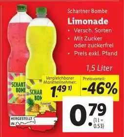 Lidl Schartner Bombe Limonade Angebot