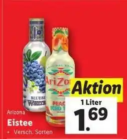 Lidl Arizona Eistee Angebot