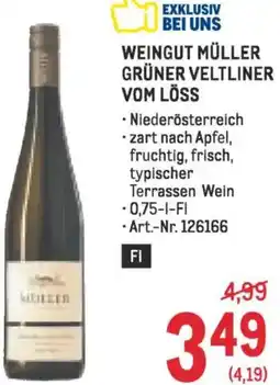 Metro Weingut müller grüner veltliner vom löss Angebot