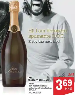 Metro I am prosecco spumante Angebot