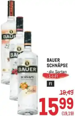 Metro Bauer schnäpse Angebot