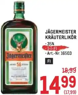 Metro Jägermeister kräuterlikör Angebot
