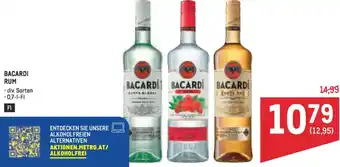 Metro Bacardi rum Angebot