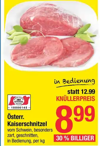 Maximarkt Österr Kaiserschnitzel Angebot