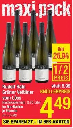 Maximarkt Weingut Rabl Rudolf Grüner Veltliner Löss Angebot