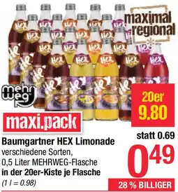 Maximarkt Baumgartner HEX Limonade Angebot