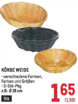 Metro KÖRBE WEIDE Angebot