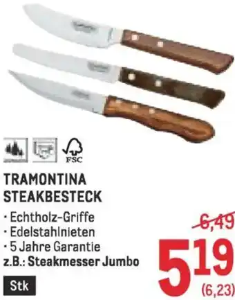 Metro Tramontina steakbesteck Angebot