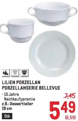 Metro Lilien porzellan porzellanserie bellevue Angebot