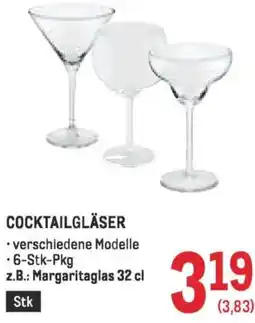 Metro Cocktailgläser Angebot