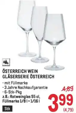 Metro Österreich wein gläserserie österreich Angebot