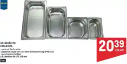 Metro Gn-behälter edelstahl Angebot