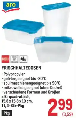 Metro Frischhaltedosen Angebot