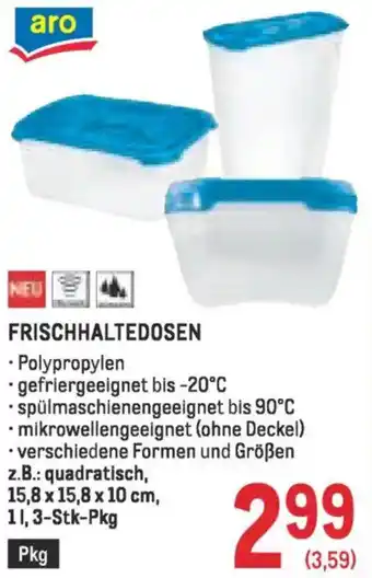 Metro Frischhaltedosen Angebot