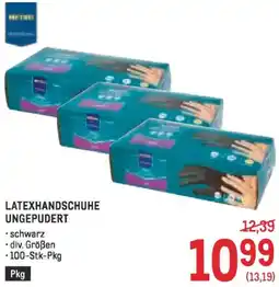 Metro Latexhandschuhe ungepudert Angebot
