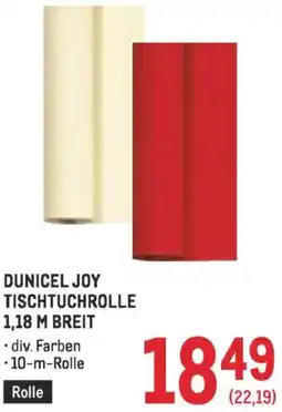 Metro Dunicel joy tischtuchrolle Angebot
