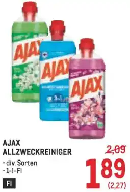 Metro Ajax allzweckreiniger Angebot