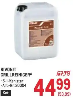 Metro Rivonit grillreiniger Angebot