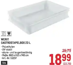 Metro Werit gastrostapelbox Angebot