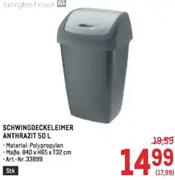 Metro Schwingdeckeleimer anthrazit Angebot