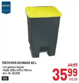 Metro Treteimer schwarz Angebot