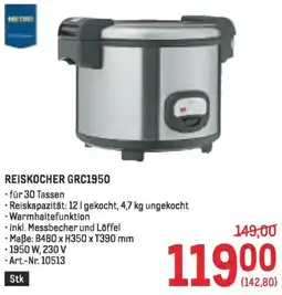 Metro Reiskocher grc1950 Angebot