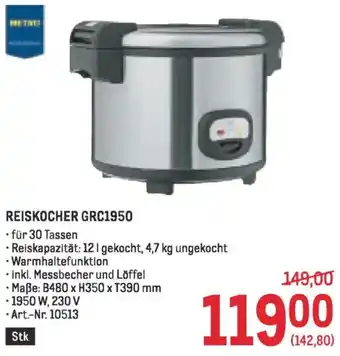Metro Reiskocher grc1950 Angebot