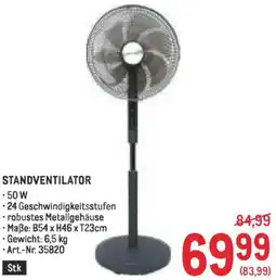 Metro Standventilator Angebot