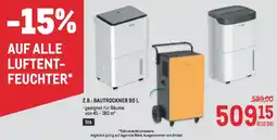 Metro Bautrockner Angebot
