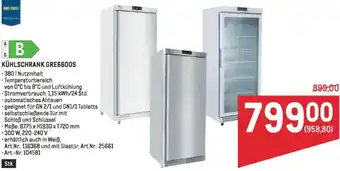 Metro Kühlschrank gre6600s Angebot