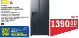 Metro Samsung side by side kühlschrank rs80f65kdfef mit wassertank Angebot
