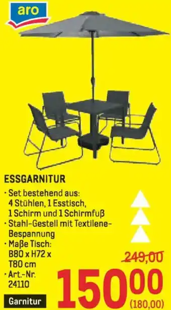 Metro Essgarnitur Angebot