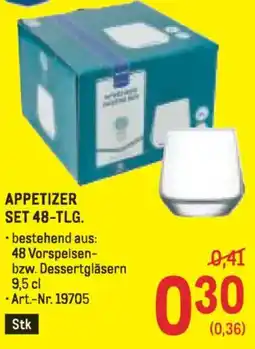 Metro Appetizer set Angebot