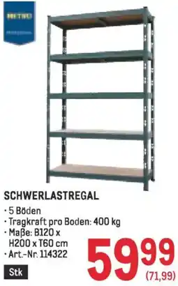 Metro Schwerlastregal Angebot