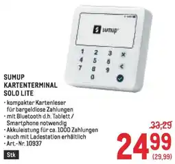 Metro Sumup kartenterminal solo lite Angebot