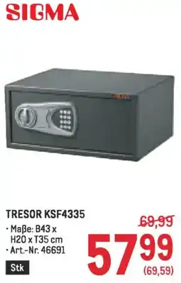 Metro Sigma tresor ksf4335 Angebot