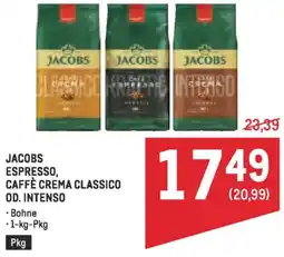 Metro Jacobs espresso, caffè crema classico od. intenso Angebot