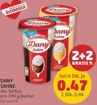 PENNY Dany Sahne Angebot
